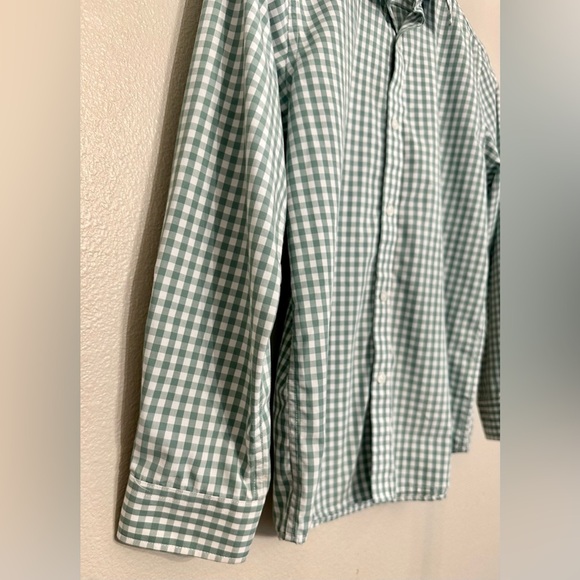 Green Checkered Kids Button Down Shirt - Picture 4 of 7